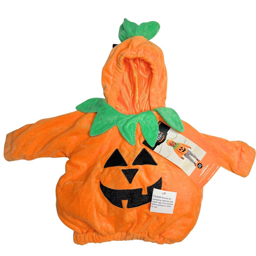 Target Hyde & Eek Boutique Infant Halloween Pumpkin Costume Size 0-6 Months